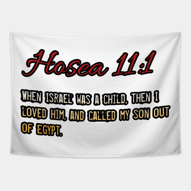 Hosea 11:1 Tapestry by Yachaad Yasharahla