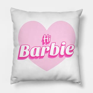 Hi Barbie Pillow