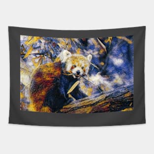 Red Panda In A Tree Tapestry