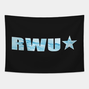 RWU blue marble artwork Tapestry