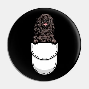 Portuguese Water Dog Pocket Dog Pin