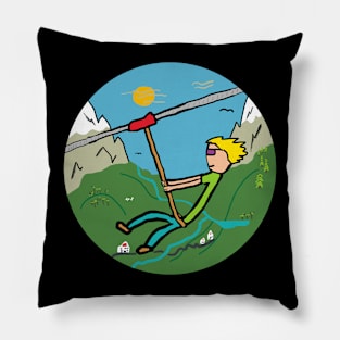 Ziplining Pillow