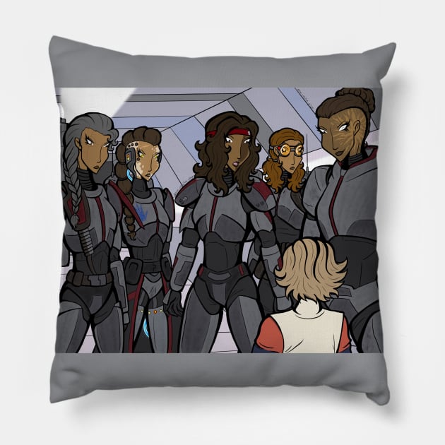 Lady Bad Batch Pillow by One Creative Ginger