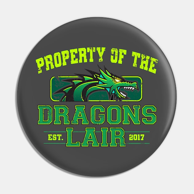 Dragons Lair Pin by Dragonheart Studio