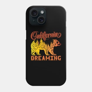 California Dreaming Bear Phone Case