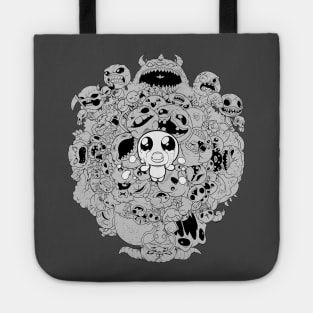 Binding of isaac Black & White Tote