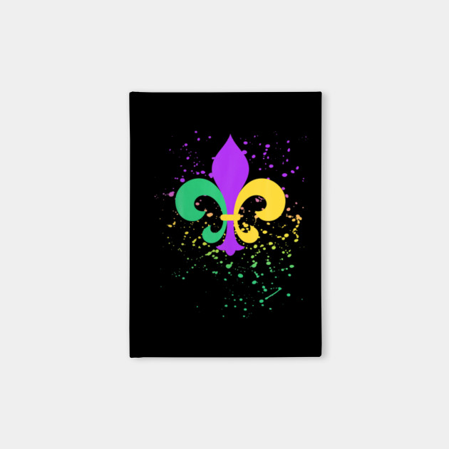 Mardi Gras Fleur De Lis Paint Splatter Nola Fleur De Lis Paint