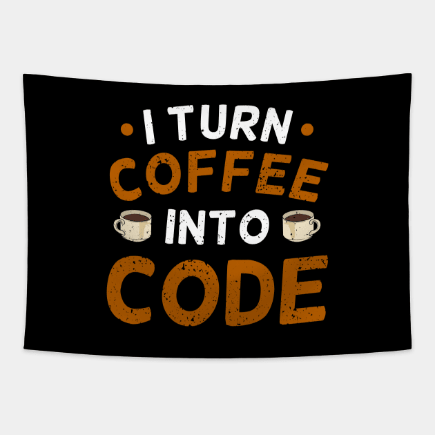 Coder Debugging Code Programmer Programming Gift Tapestry by Dolde08