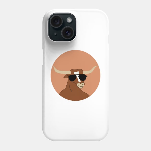 Cool Longhorn Phone Case by cnaukam