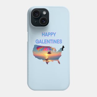 Happy Galentines balloons Phone Case