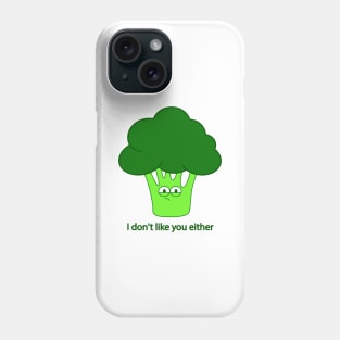 angry broccoli Phone Case