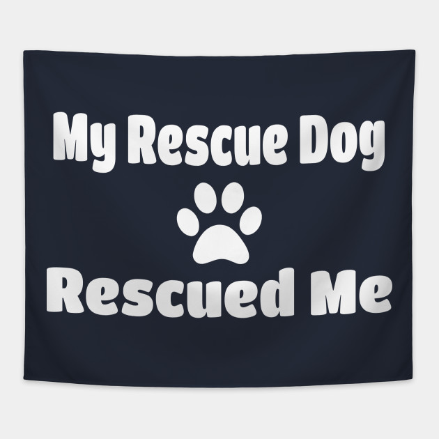 my rescue dog rescued me