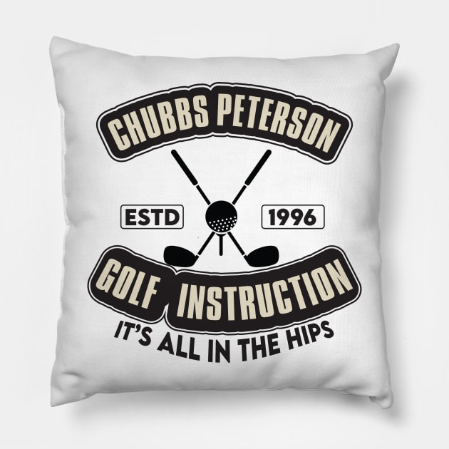 Chubbs Peterson Golf Instruction Pillow by aidreamscapes