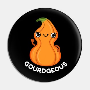 Gourdgeous Funny Veggie Pun Pin