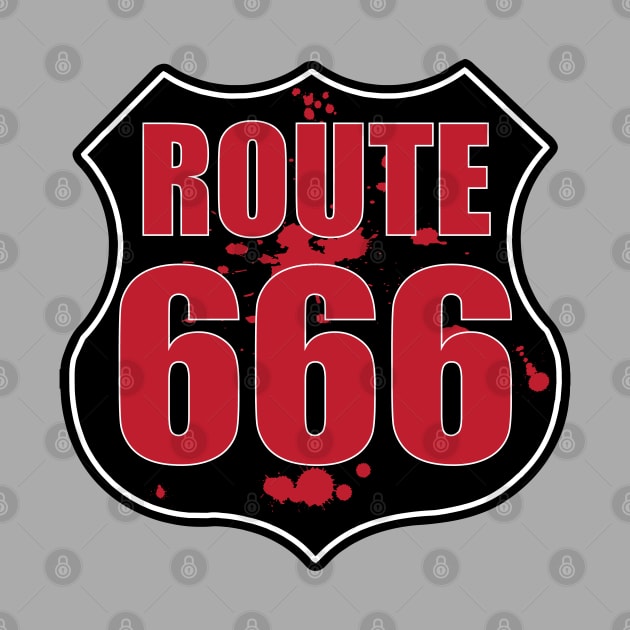 Route 666 Haunted Highway by BLKPHNX DESIGNS