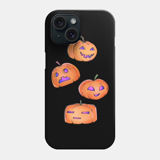 Cute Halloween Pumpkin Phone Case by souw83