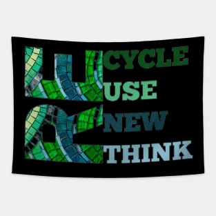 Recycle Reuse Renew Rethink Crisis Environmental Activism Tapestry