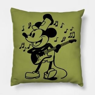 Guitar Mouse (rocking and rolling) Pillow