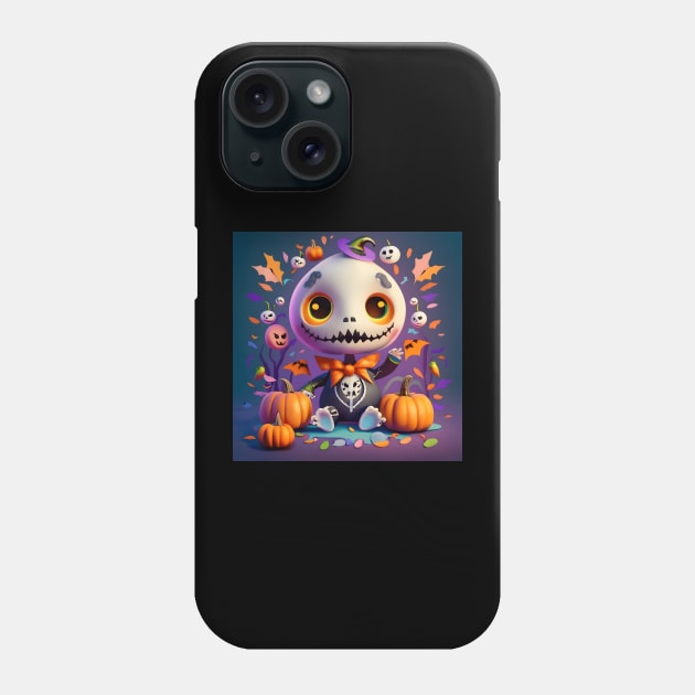 Baby Jack O Skeleton Phone Case by Shiwwa