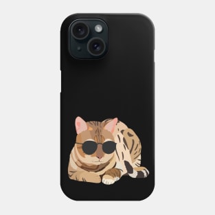 Cool Cat, Cat with Sunglasses, Chill Kitty Phone Case