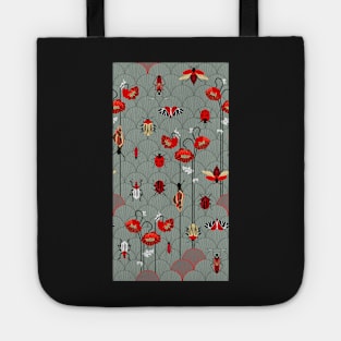 art nouveau bugs Tote