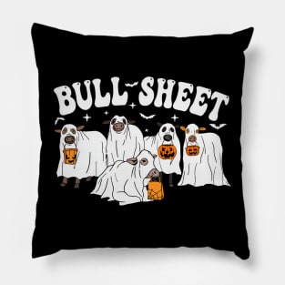 Groovy This Is Bull Sheet -  Cow Halloween Pillow