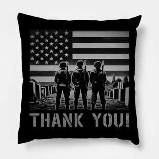 Thank You Veterans Pillow