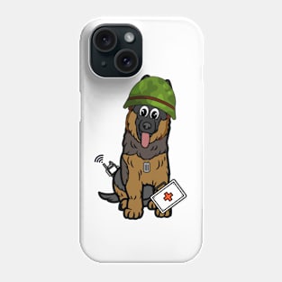 First aid military guard dog Phone Case