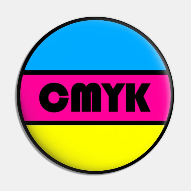 CMYK Model Pin by yayor