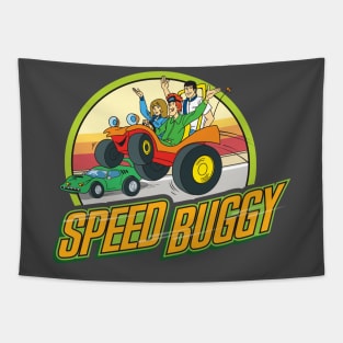 Speed Buggy Cartoon Tapestry