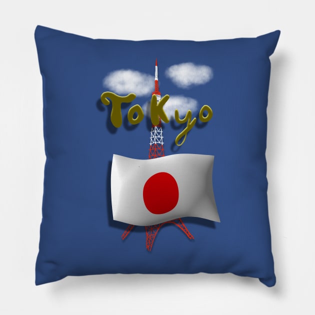 Welcome to Tokyo Pillow by emilyanime1351