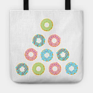 Donut christmas tree Tote