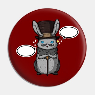 Top Hat Bunny Pin