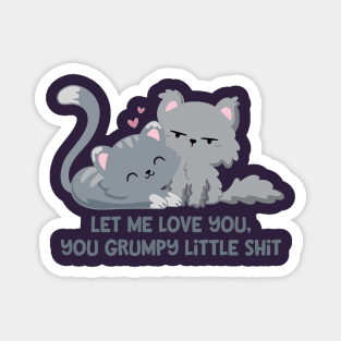 Feline Grumpy Magnet