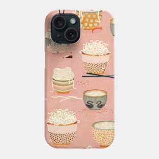 Oodles of noodles pink Phone Case