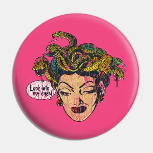 Medusa // Look Into My Eyes // Vintage Pin