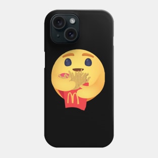 Fries New Facebook Emoji Hug Reaction Phone Case