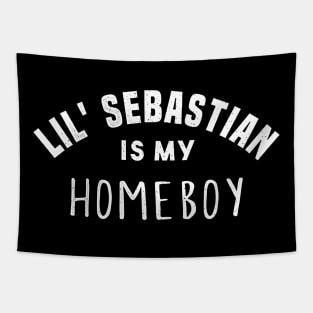 Lil Sebastian is my homeboy black shirt Tapestry