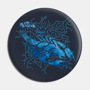 Scorpio Zodiac Sign Water element Pin