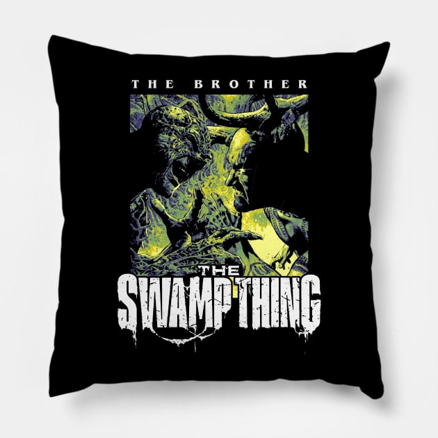 The Swamp Things Pillow by OrcaDeep