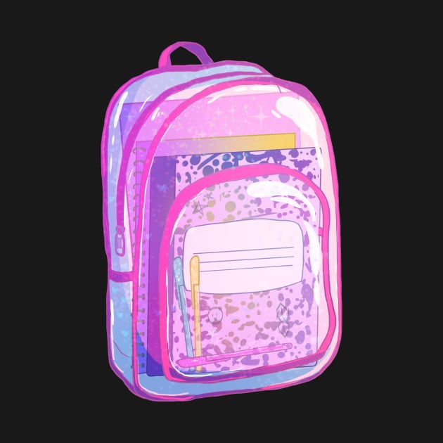 90s Nostalgia Series: Sparkle Backpack by paintdust