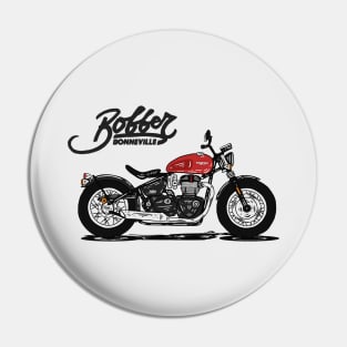 Triumph Bonneville Bobber Red Pin