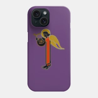 Dark Angel Letter I Ochre Phone Case