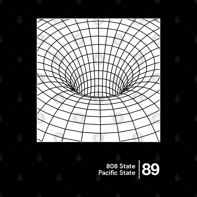 808 State / Minimalist Graphic Artwork Design by saudade