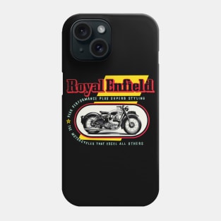 The Gorgeous Royal Enfield Cafe racer Motorcycles Phone Case