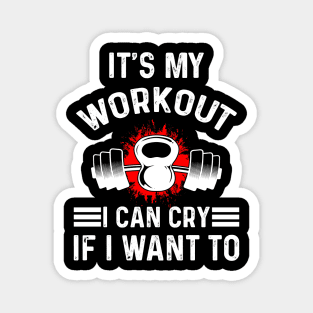 Funny Workout Design Motivational Gym Saying For Fit Men And Women Magnet