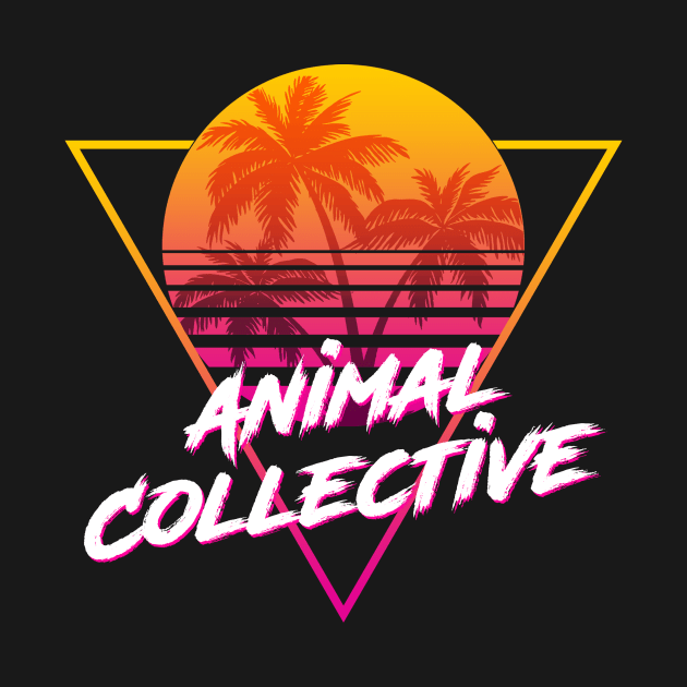 Animal Collective - Proud Name Retro 80s Sunset Aesthetic Design by DorothyMayerz Base