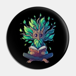 Cute Shepherd of trees reading book Pin