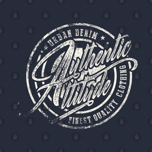 Varsity Authentic Attitude Vintage Typography by SSSD