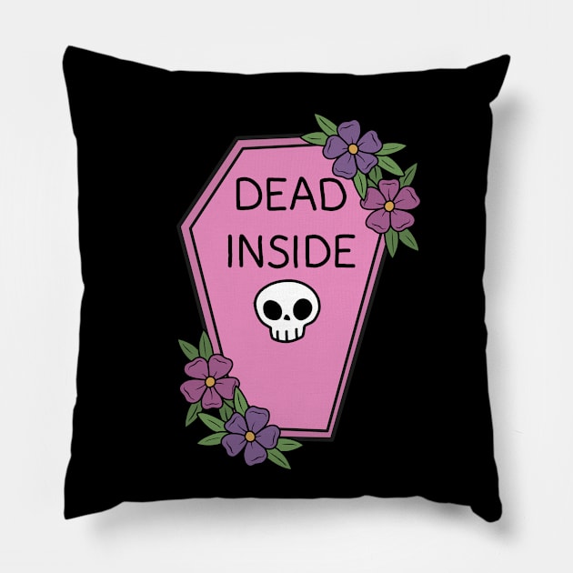 Dead inside Pillow by valentinahramov